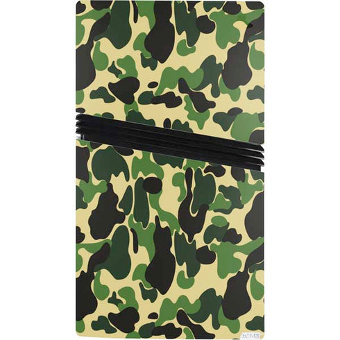Green Street Camo PS5 Pro Console Skin